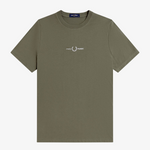 T-Shirt manica corta M4580 90B FRED PERRY Laurel w green 
