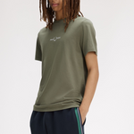 T-Shirt manica corta M4580 90B FRED PERRY Laurel w green 
