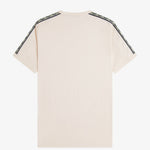 T-Shirt manica corta con banda logata M4613 28B FRED PERRY Ecru/navy 