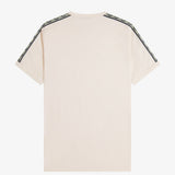 T-Shirt manica corta con banda logata M4613 28B FRED PERRY Ecru/navy 