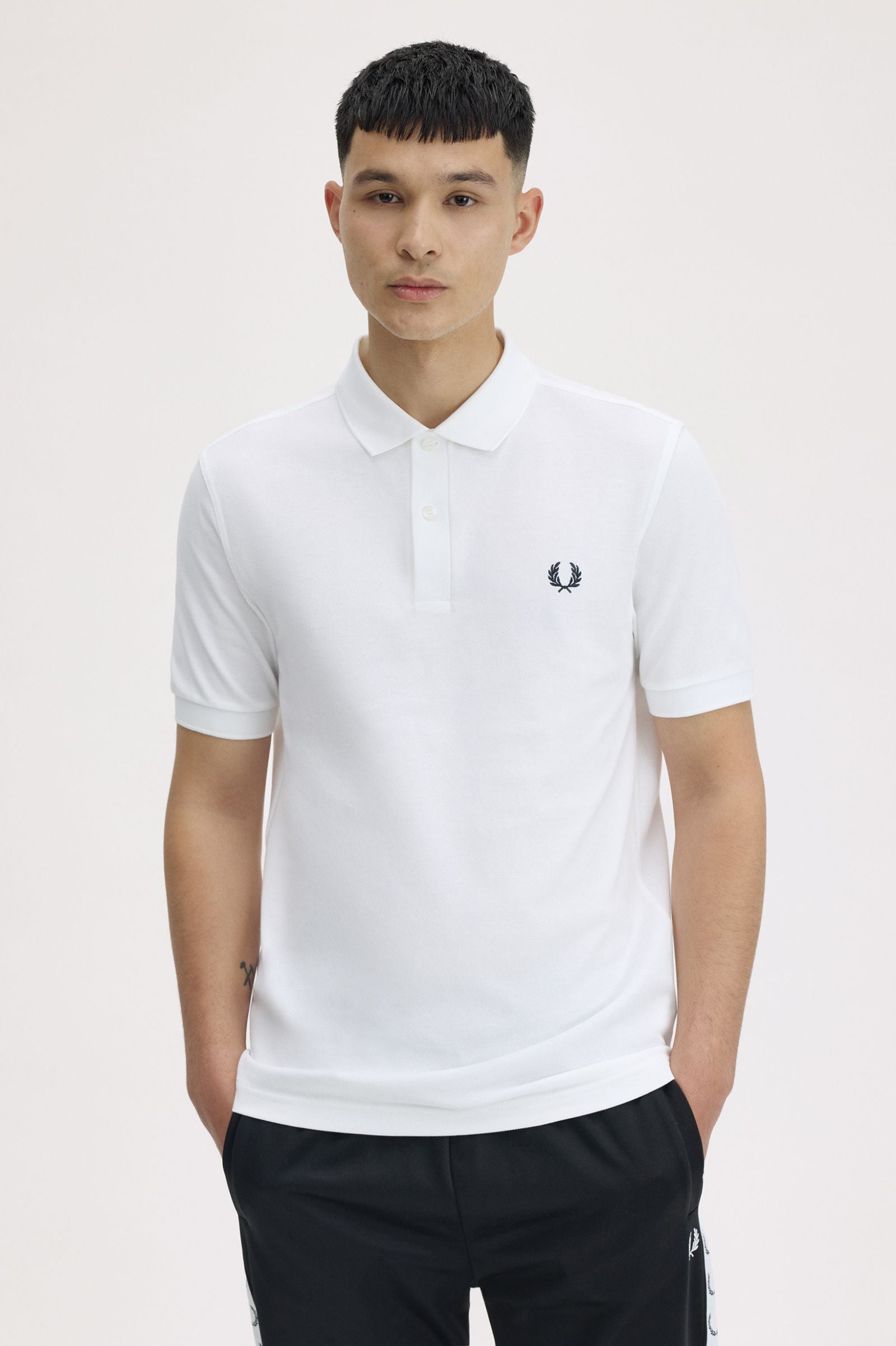 Polo manica corta M6000 100 FRED PERRY White 