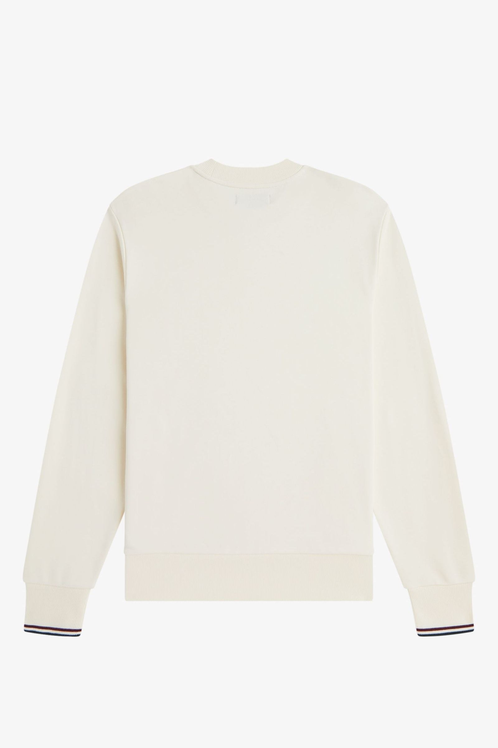 Felpa girocollo M7535 84A FRED PERRY Ecru/oxbld/grsrts 
