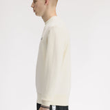 Felpa girocollo M7535 84A FRED PERRY Ecru/oxbld/grsrts 