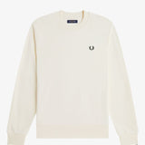Felpa girocollo M7535 84A FRED PERRY Ecru/oxbld/grsrts 