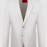 Giacca in misto lino 50559674 10278166 01 102 HUGO White 