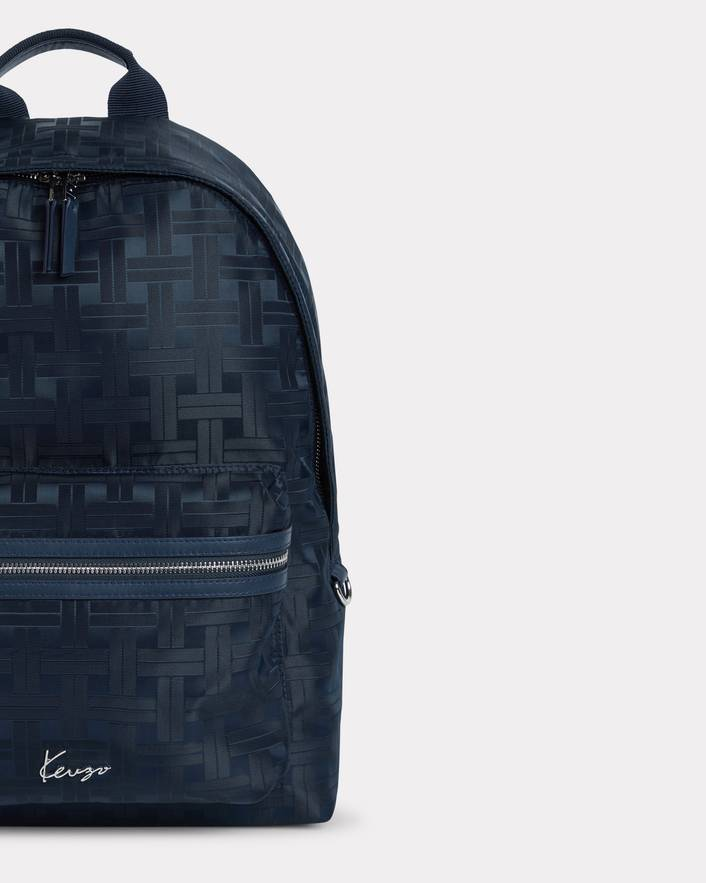 Zaino logato FF65SA503F22 79 KENZO Blue black 
