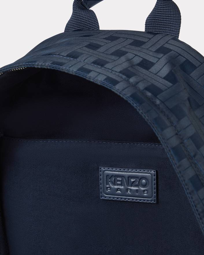 Zaino logato FF65SA503F22 79 KENZO Blue black 