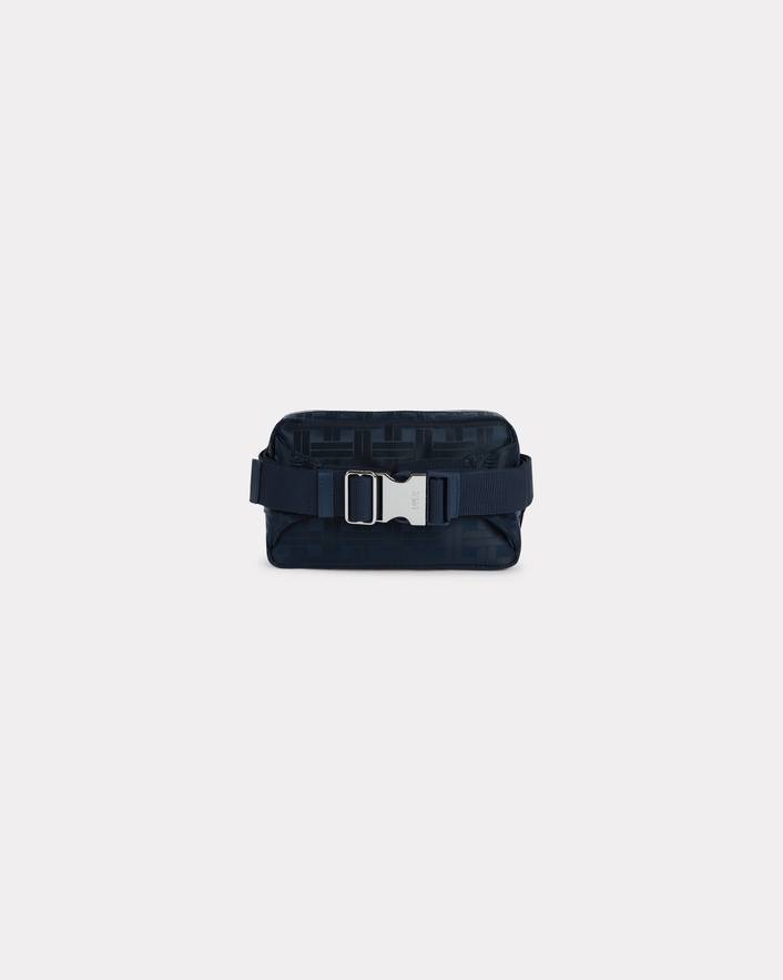 Marsupio logato FF65SA507F22 79 KENZO Blue black 