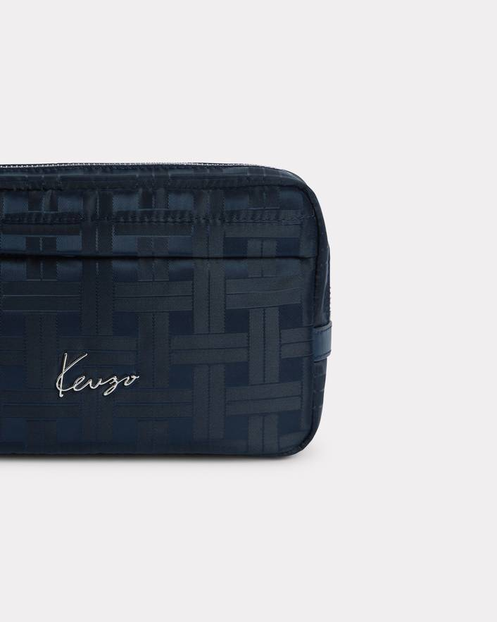 Marsupio logato FF65SA507F22 79 KENZO Blue black 