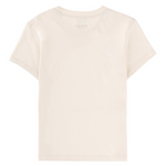 T-Shirt in cotone con ricamo FG52TS2064SO 03 KENZO Ecru 
