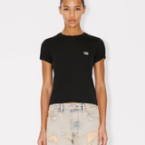 T-Shirt in cotone ricamata FG52TS2164SO 99J KENZO Black 