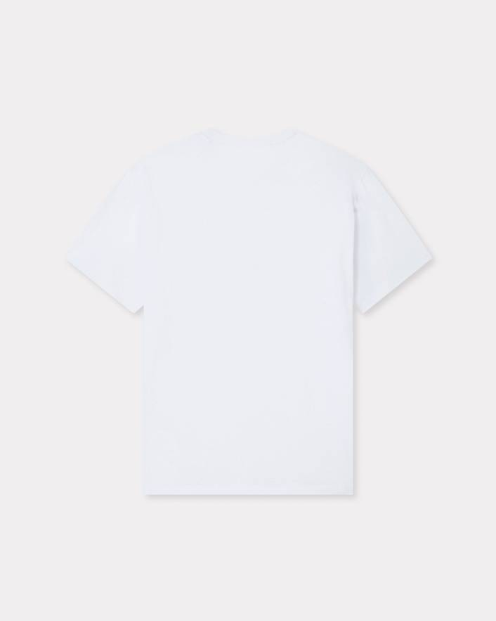 T-Shirt loose in cotone FG52TS3034SK 01 KENZO White 