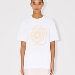 T-Shirt loose in cotone FG52TS3034SK 01 KENZO White 