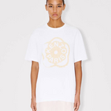 T-Shirt loose in cotone FG52TS3034SK 01 KENZO White 
