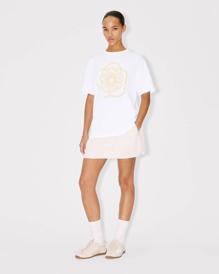 T-Shirt loose in cotone FG52TS3034SK 01 KENZO White 