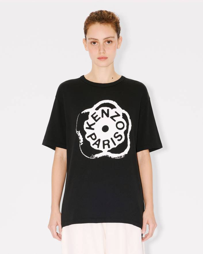 T-Shirt loose in cotone FG52TS3034SK 99J KENZO Black 