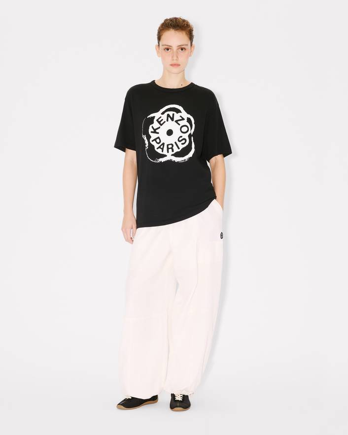 T-Shirt loose in cotone FG52TS3034SK 99J KENZO Black 