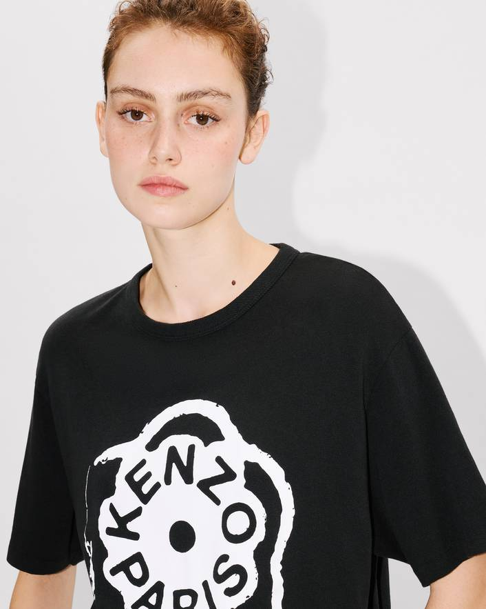 T-Shirt loose in cotone FG52TS3034SK 99J KENZO Black 