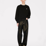 Felpa in cotone con ricamo FG55SW2054MJ 99J KENZO Black 
