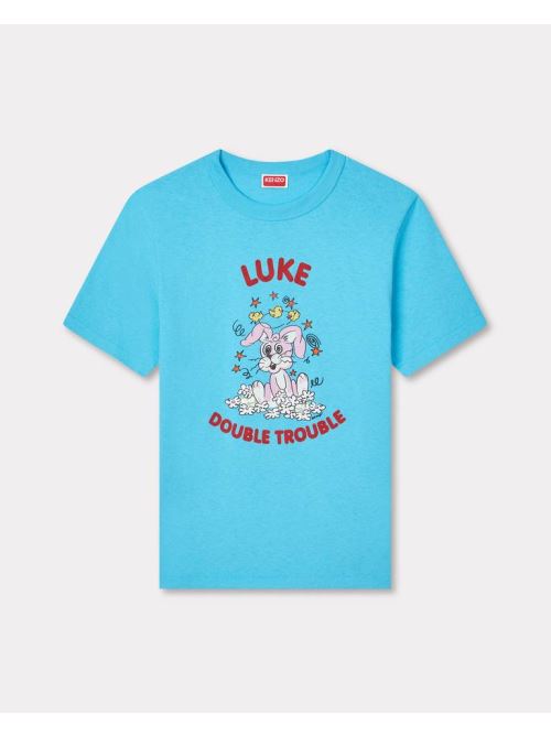 T-Shirt in cotone FG55TS1024SK 68 KENZO Turquoise 