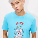 T-Shirt in cotone FG55TS1024SK 68 KENZO Turquoise 