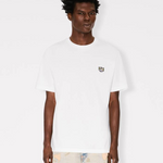 T-Shirt in cotone con ricamo FG55TS2054SG 02 KENZO Off white 