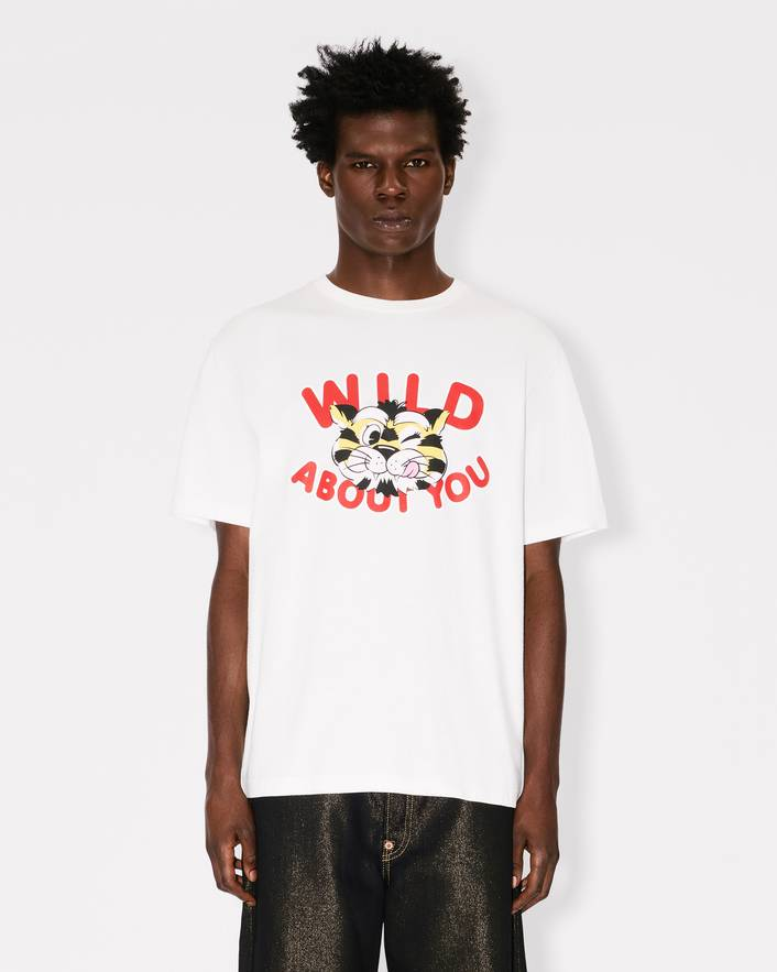 T-Shirt in cotone FG55TS2064SG 02 KENZO Off white 
