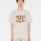 T-Shirt in cotone FG55TS2064SG 93 KENZO Pale grey 