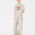 T-Shirt in cotone FG55TS2064SG 93 KENZO Pale grey 