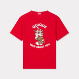 T-Shirt unisex in cotone FG55TS2124SK 22 KENZO Cherry 
