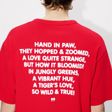 T-Shirt unisex in cotone FG55TS2124SK 22 KENZO Cherry 