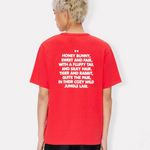 T-Shirt unisex in cotone FG55TS2124SK 22 KENZO Cherry 