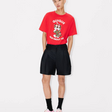 T-Shirt unisex in cotone FG55TS2124SK 22 KENZO Cherry 
