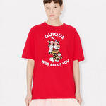 T-Shirt unisex in cotone FG55TS2124SK 22 KENZO Cherry 