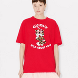 T-Shirt unisex in cotone FG55TS2124SK 22 KENZO Cherry 