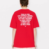 T-Shirt unisex in cotone FG55TS2124SK 22 KENZO Cherry 