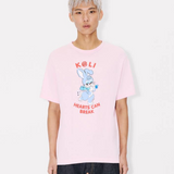 T-Shirt in cotone FG55TS2144SK 32 KENZO Flamingo 