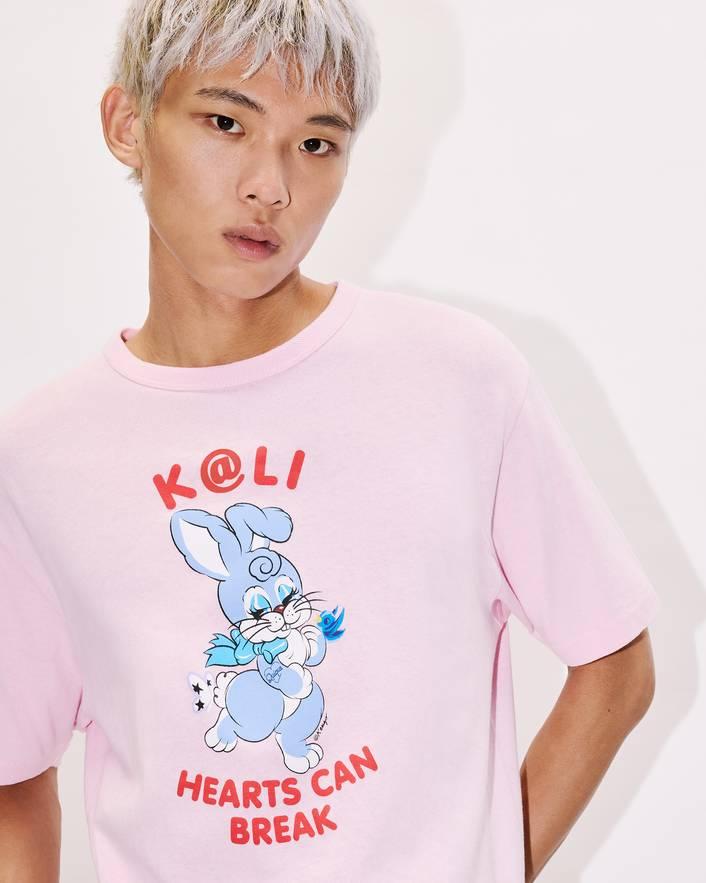 T-Shirt in cotone FG55TS2144SK 32 KENZO Flamingo 