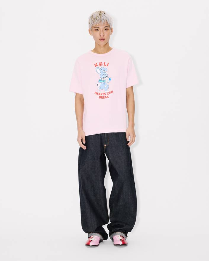 T-Shirt in cotone FG55TS2144SK 32 KENZO Flamingo 
