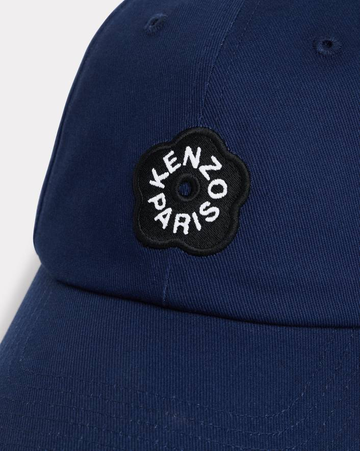 Cappellino ricamato in cotone FG58AC421F41 76 KENZO Navy blue 