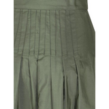 Gonna lunga in popeline di cotone 2616101052600 069 MAX MARA STUDIO Verde militare 
