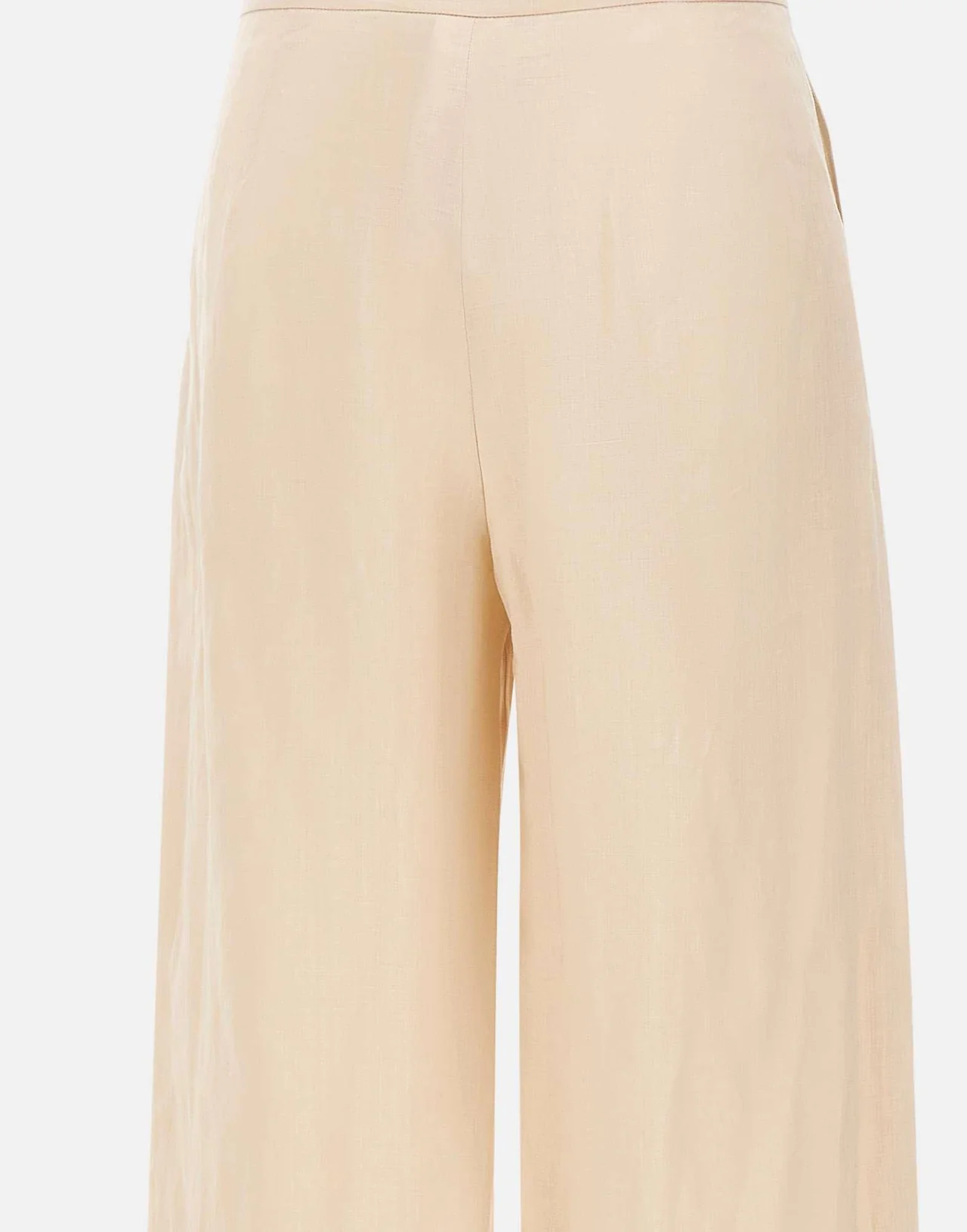 Pantaloni crop in tela ramié 2616131012600 060 MAX MARA STUDIO Corda 