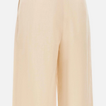 Pantaloni crop in tela ramié 2616131012600 060 MAX MARA STUDIO Corda 