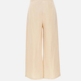 Pantaloni crop in tela ramié 2616131012600 060 MAX MARA STUDIO Corda 