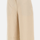 Pantaloni in lino 2616131122600 007 MAX MARA STUDIO Corda 