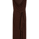 Abito in jersey smanicato 2616621012600 002 MAX MARA STUDIO Argilla 