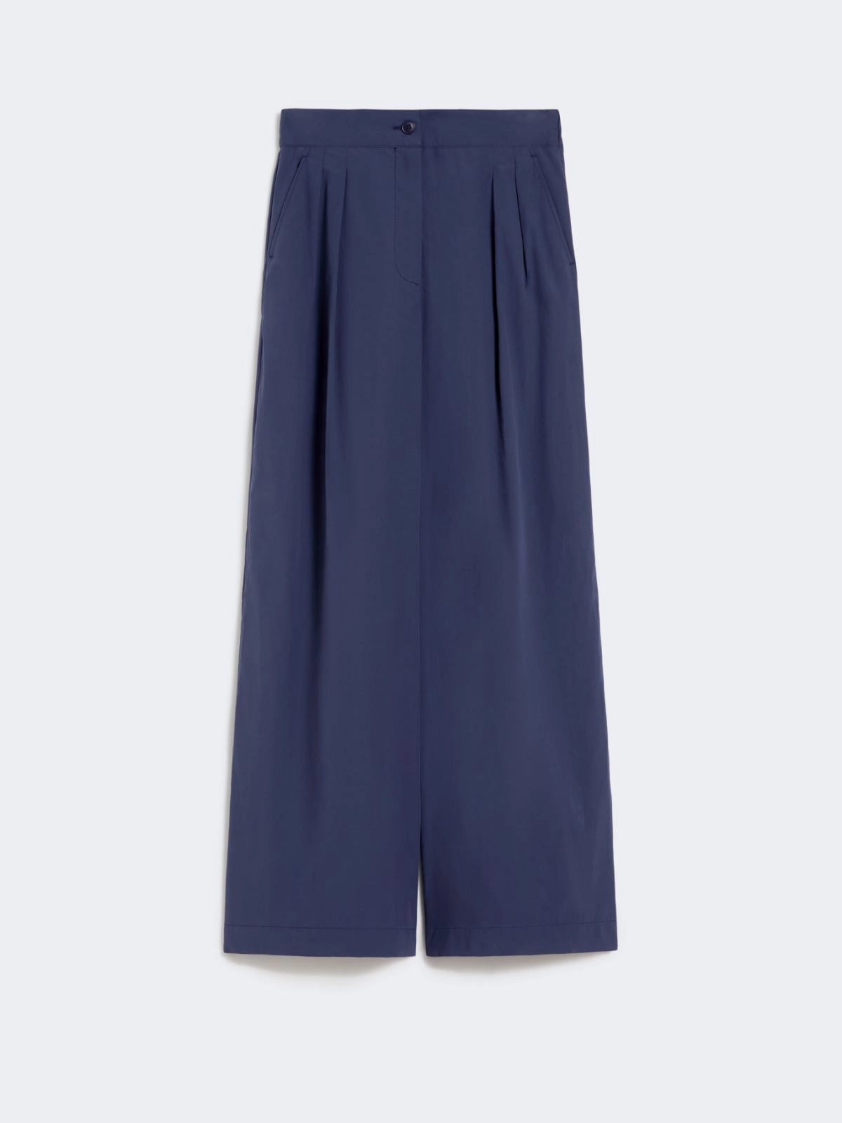 Pantalone ampio in popeline di cotone 2615131142600 008 MAX MARA WEEKEND Blu 