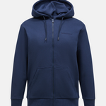 Felpa con zip e cappuccio G79569 010 PEAK PERFORMANCE Blue shadow 