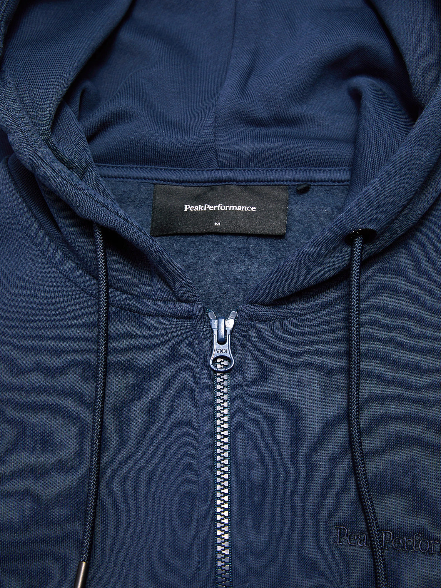 Felpa con zip e cappuccio G79569 010 PEAK PERFORMANCE Blue shadow 