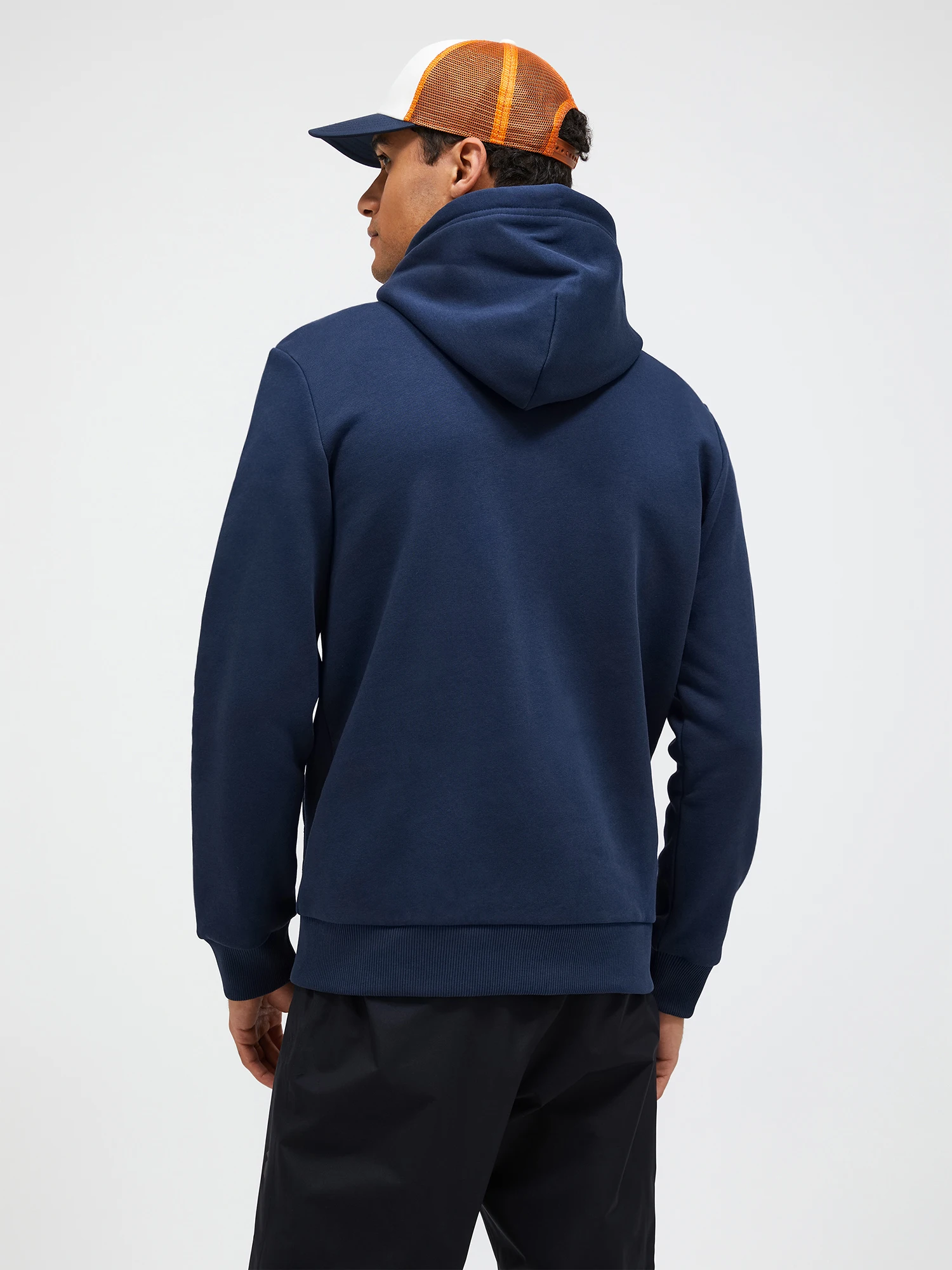 Felpa con zip e cappuccio G79569 010 PEAK PERFORMANCE Blue shadow 